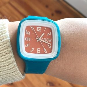 Unisex Crow big square waterproof watch